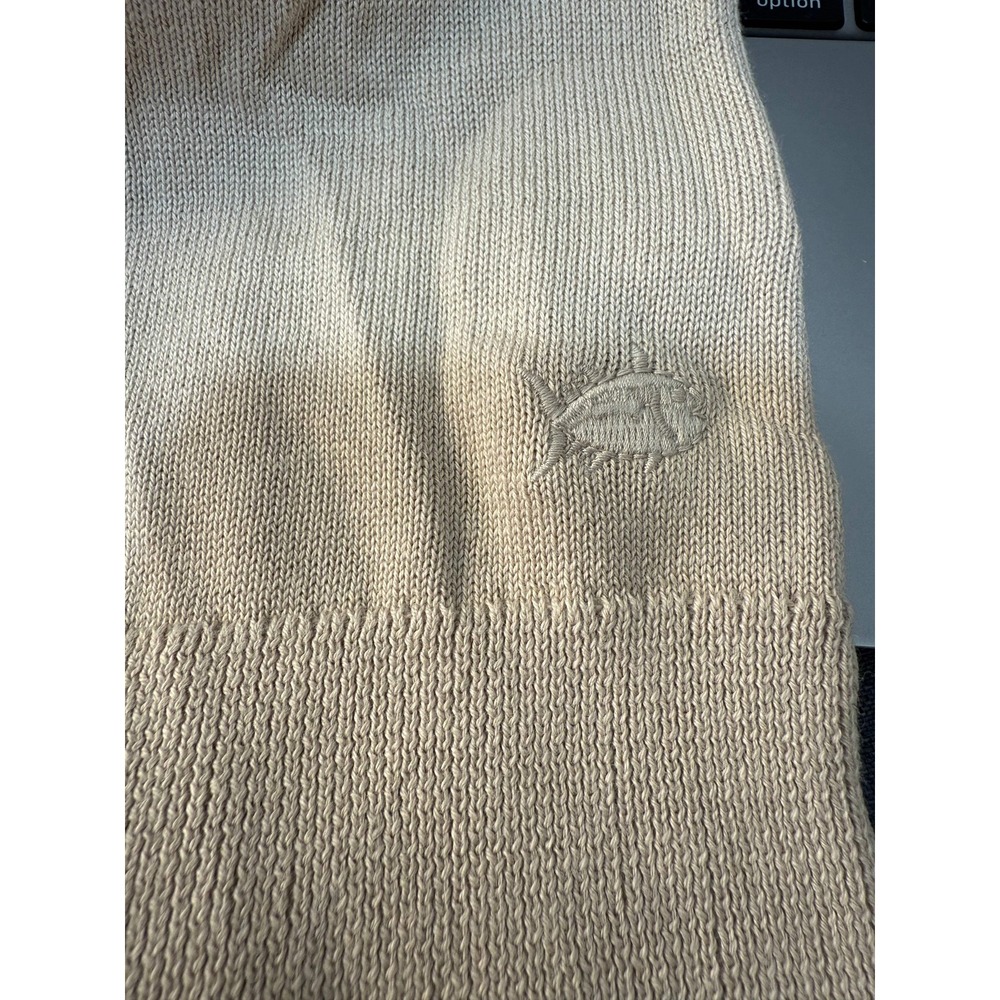 Southern Tide Skip Jack Collection‎ Tan Cotton Cardigan Sweater Knit Medium NEW - Picture 4 of 4
